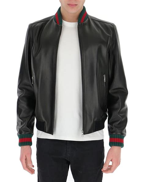 gucci hollywood leather jacket patch|Gucci Leather Jackets For Men .